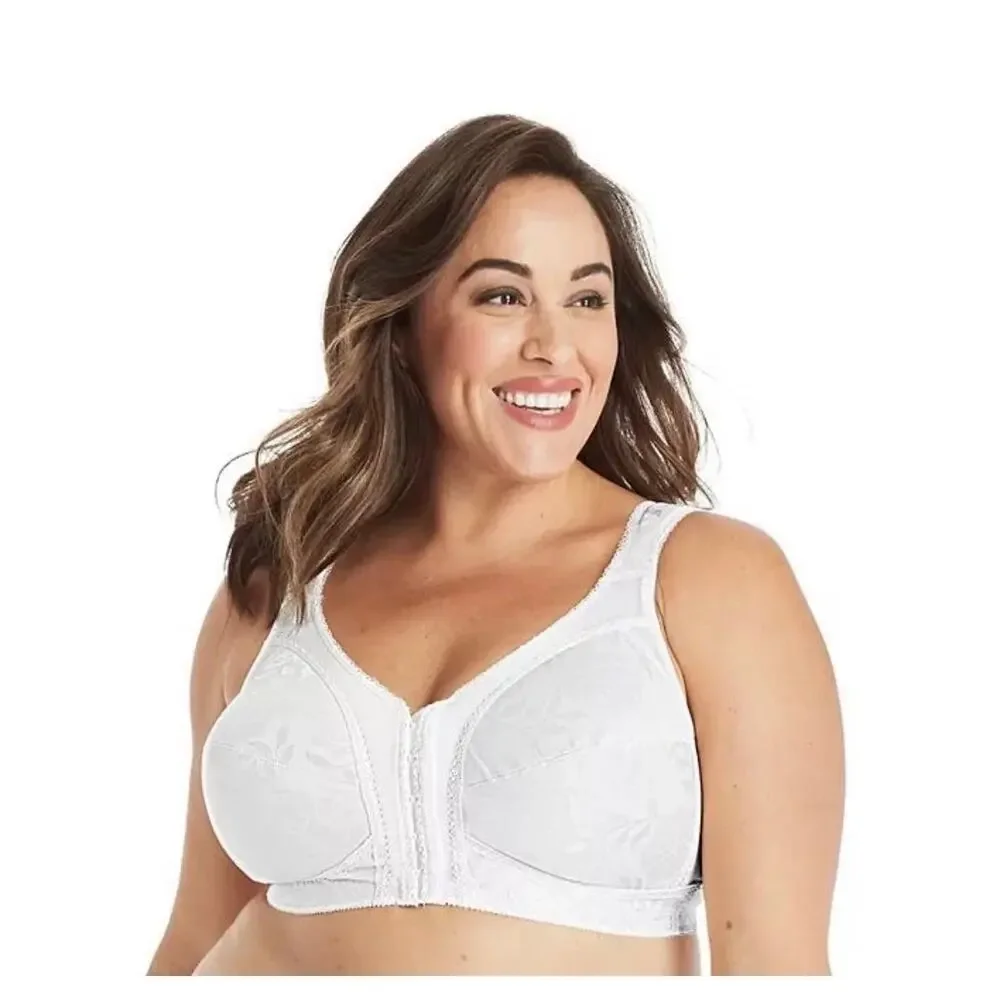 Playtex 18 Hour Front Close Ultimate Shoulder Comfort Wireless Bra 4695 44D NWOT
